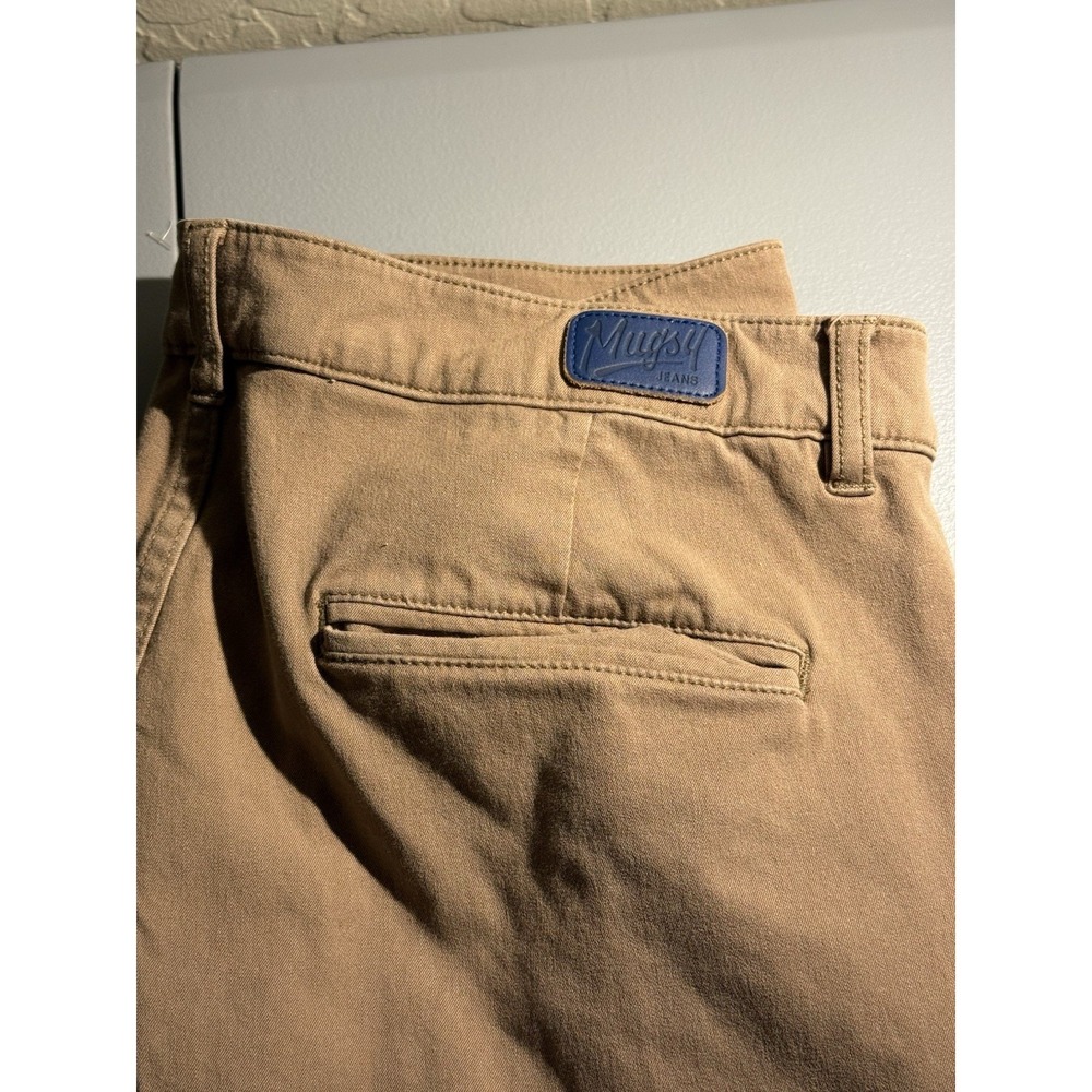 Mugsy Belmonts‎ Men's Khaki Pants, Size 36x30 (36x28), Stretch K6PNBG